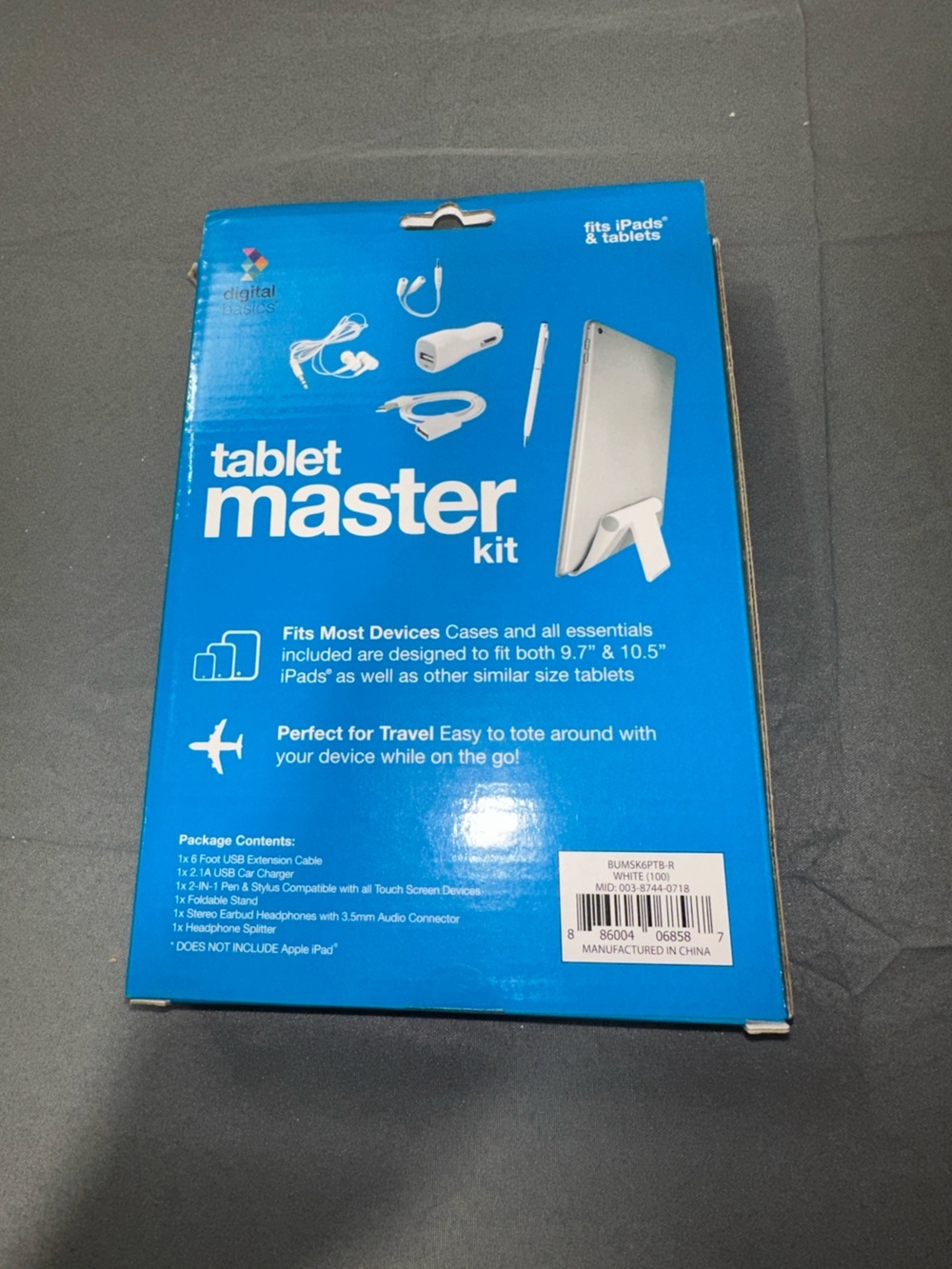 Tablet Master Kit Accessory Pack - Blue - Picture 2 of 3